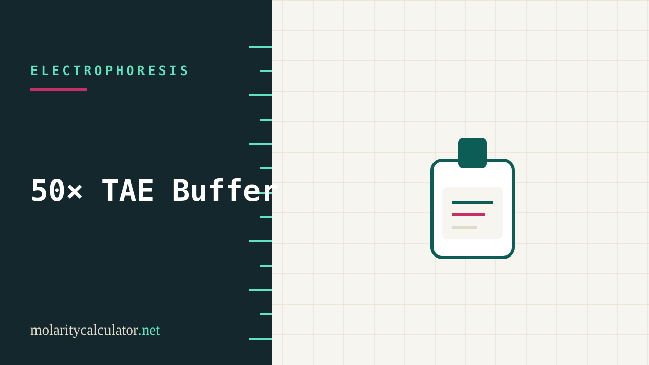 50× TAE Buffer Recipe